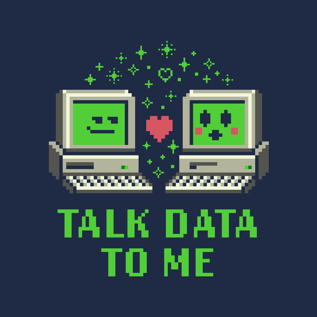 Talk Data To Me-Womens-V-Neck-Tee-Herk Up Tees