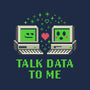 Talk Data To Me-Womens-V-Neck-Tee-Herk Up Tees