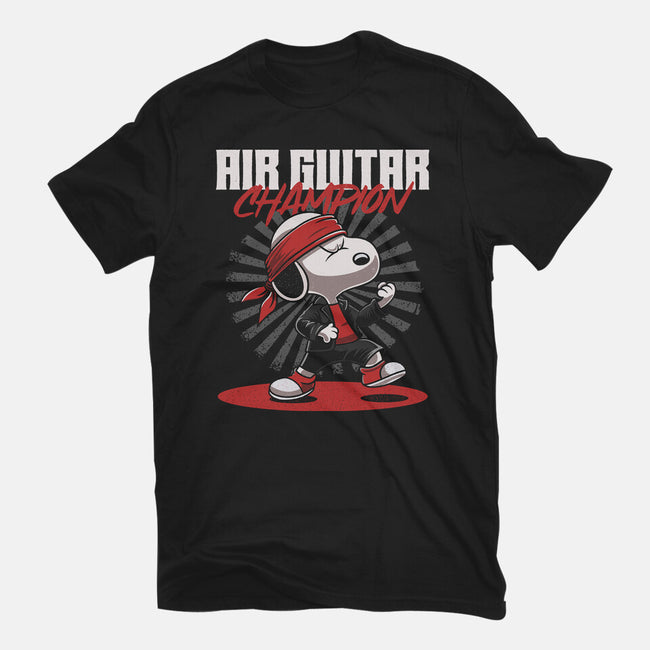 Air Guitar Champion-Mens-Heavyweight-Tee-Herk Up Tees