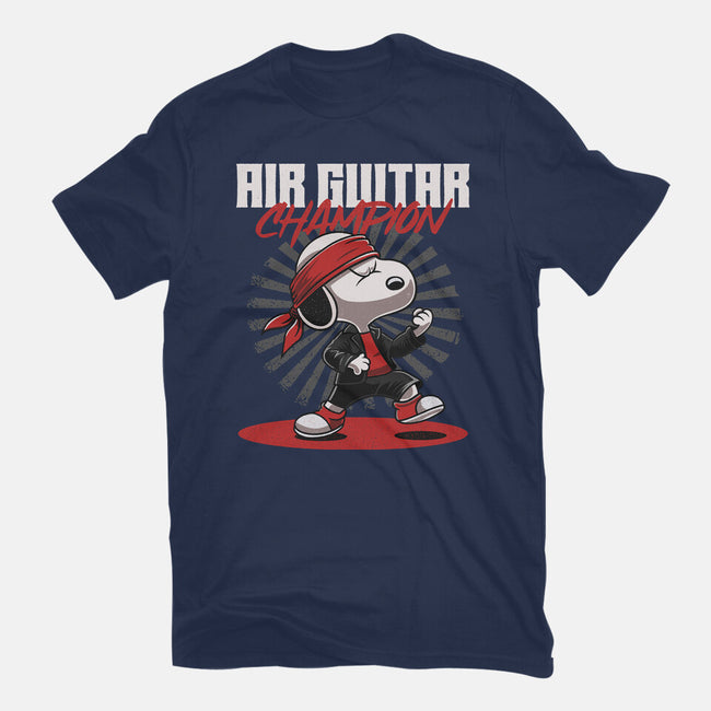 Air Guitar Champion-Mens-Heavyweight-Tee-Herk Up Tees