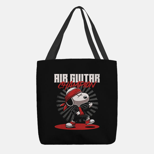 Air Guitar Champion-None-Basic Tote-Bag-Herk Up Tees