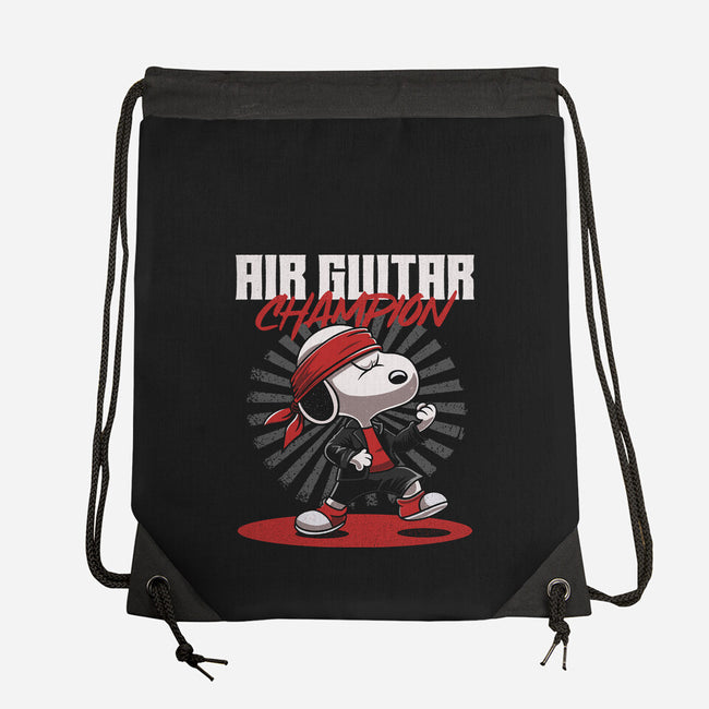 Air Guitar Champion-None-Drawstring-Bag-Herk Up Tees