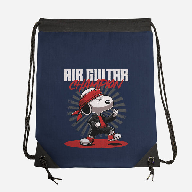Air Guitar Champion-None-Drawstring-Bag-Herk Up Tees