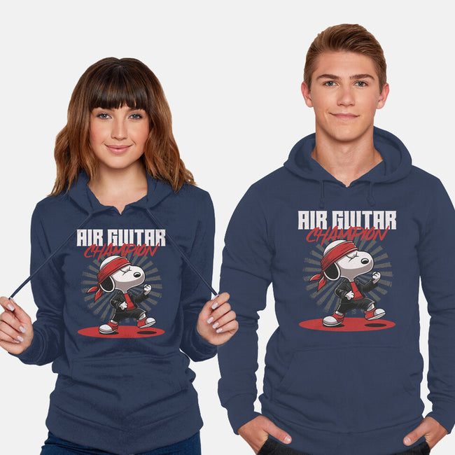 Air Guitar Champion-Unisex-Pullover-Sweatshirt-Herk Up Tees