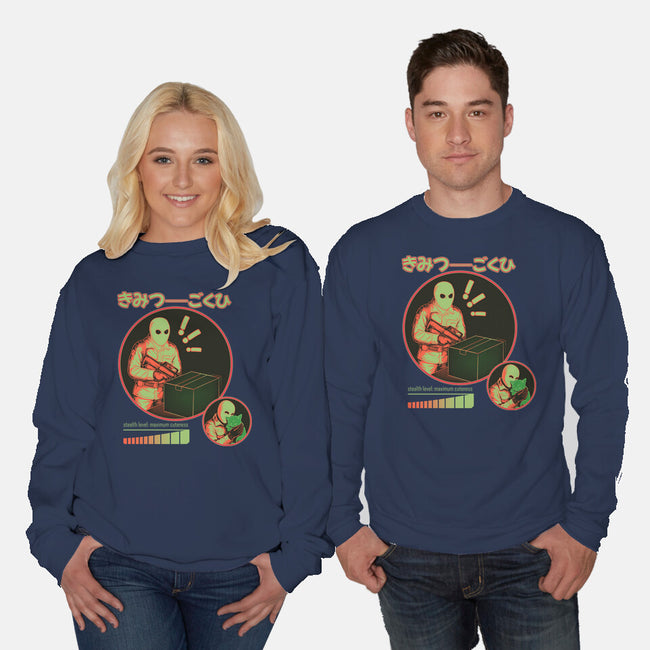 Cuteness Has Breached Security-Unisex-Crew Neck-Sweatshirt-Diego Gurgell