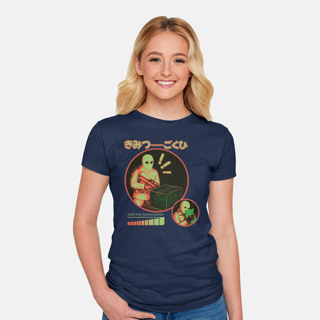 Cuteness Has Breached Security-Womens-Fitted-Tee-Diego Gurgell