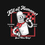 Kill All Humans Good Vibes Only-Mens-Heavyweight-Tee-PopCultureWizard