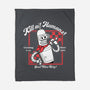 Kill All Humans Good Vibes Only-None-Fleece-Blanket-PopCultureWizard