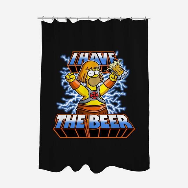He-Beer-None-Polyester-Shower Curtain-Barbadifuoco