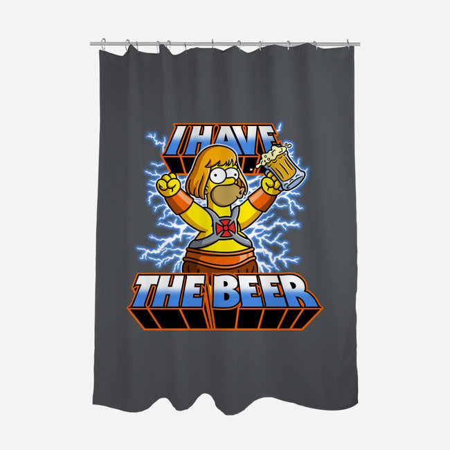He-Beer-None-Polyester-Shower Curtain-Barbadifuoco