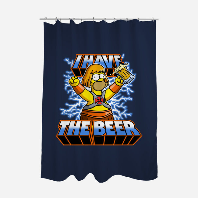 He-Beer-None-Polyester-Shower Curtain-Barbadifuoco