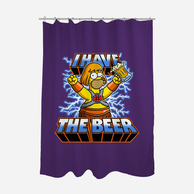 He-Beer-None-Polyester-Shower Curtain-Barbadifuoco