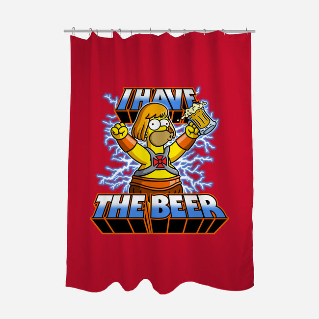 He-Beer-None-Polyester-Shower Curtain-Barbadifuoco