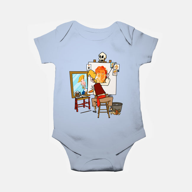 Guybrush Triple Self-Portrait-Baby-Basic-Onesie-jasesa