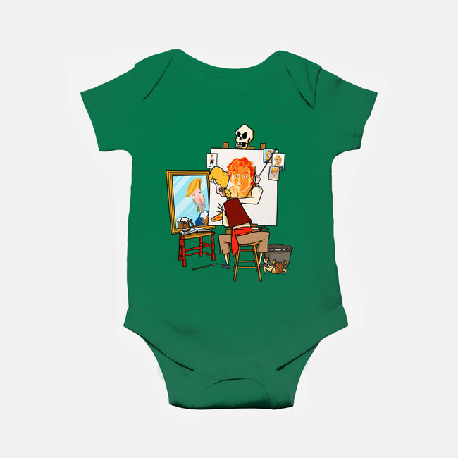 Guybrush Triple Self-Portrait-Baby-Basic-Onesie-jasesa