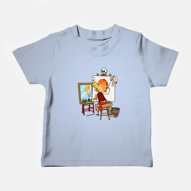 Guybrush Triple Self-Portrait-Baby-Basic-Tee-jasesa