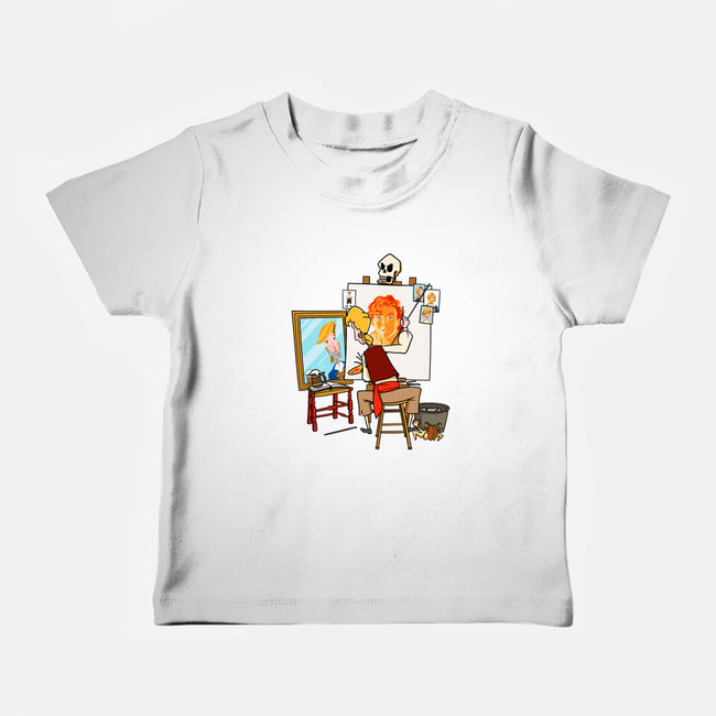 Guybrush Triple Self-Portrait-Baby-Basic-Tee-jasesa
