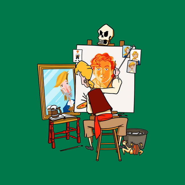 Guybrush Triple Self-Portrait-Womens-Fitted-Tee-jasesa