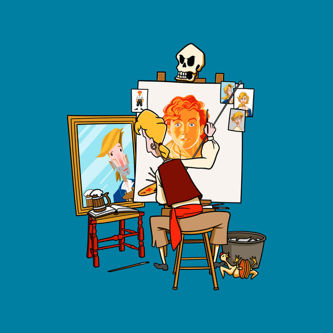 Guybrush Triple Self-Portrait-Womens-Fitted-Tee-jasesa