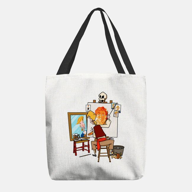 Guybrush Triple Self-Portrait-None-Basic Tote-Bag-jasesa