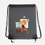 Guybrush Triple Self-Portrait-None-Drawstring-Bag-jasesa