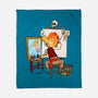 Guybrush Triple Self-Portrait-None-Fleece-Blanket-jasesa