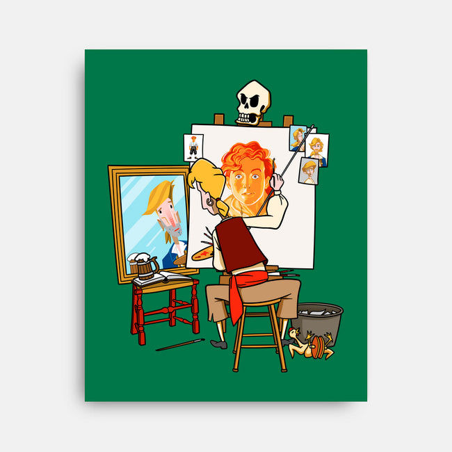 Guybrush Triple Self-Portrait-None-Stretched-Canvas-jasesa
