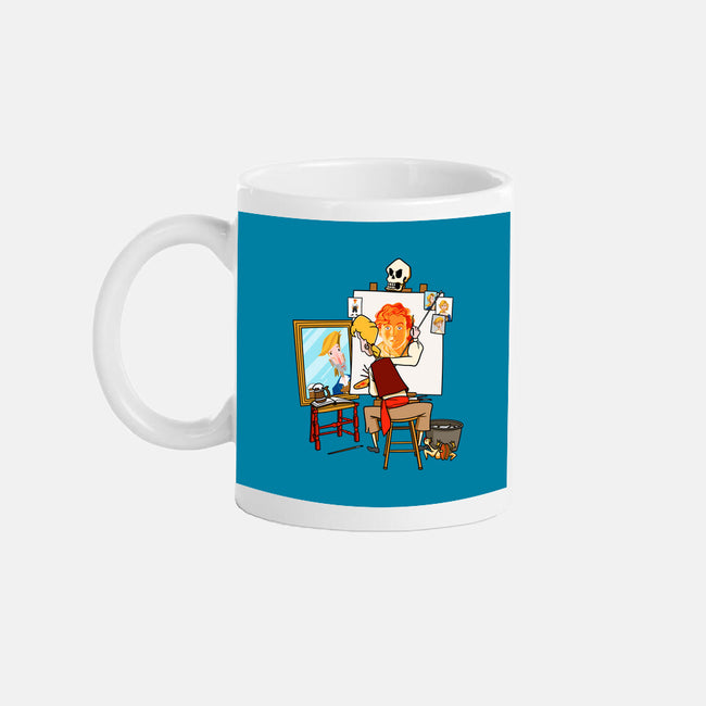 Guybrush Triple Self-Portrait-None-Mug-Drinkware-jasesa