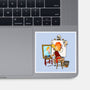 Guybrush Triple Self-Portrait-None-Glossy-Sticker-jasesa