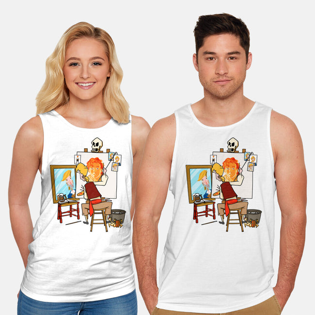 Guybrush Triple Self-Portrait-Unisex-Basic-Tank-jasesa