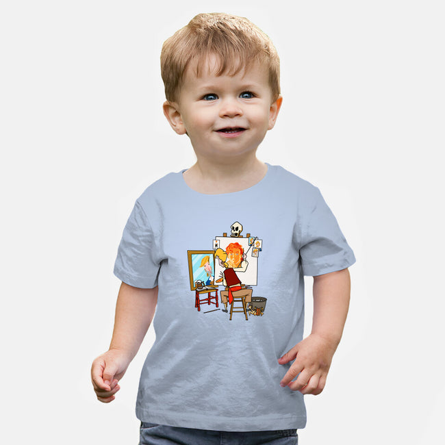 Guybrush Triple Self-Portrait-Baby-Basic-Tee-jasesa