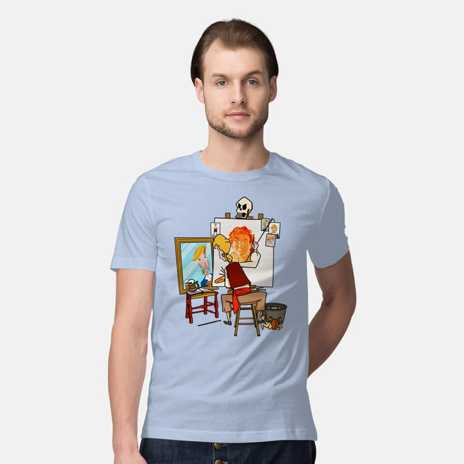 Guybrush Triple Self-Portrait-Mens-Premium-Tee-jasesa