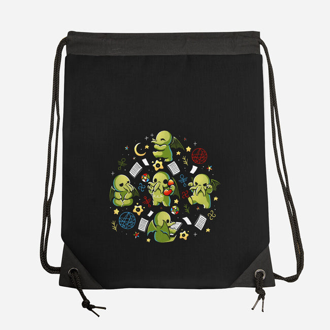 Demon Call-None-Drawstring-Bag-Vallina84