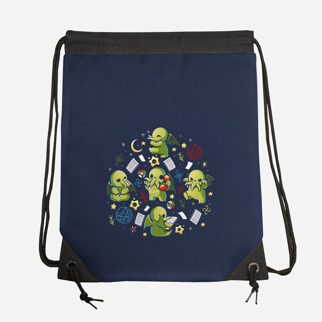 Demon Call-None-Drawstring-Bag-Vallina84