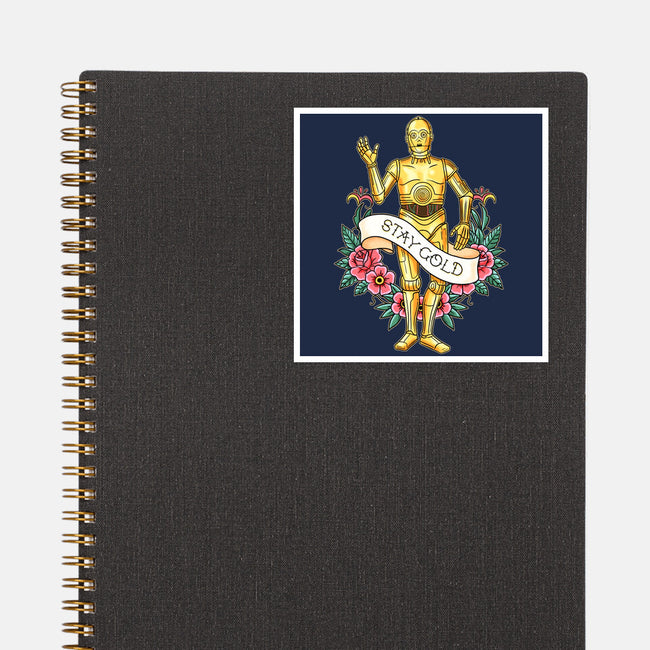 Stay Good Stay Gold-None-Glossy-Sticker-P1yu5h