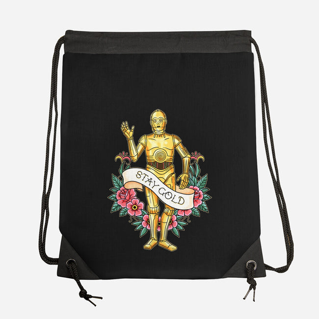 Stay Good Stay Gold-None-Drawstring-Bag-P1yu5h