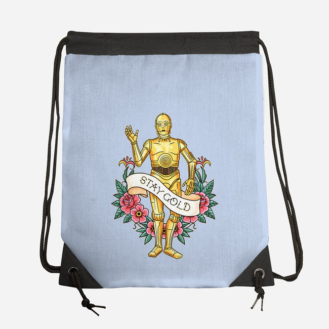 Stay Good Stay Gold-None-Drawstring-Bag-P1yu5h
