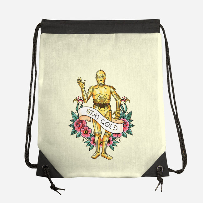Stay Good Stay Gold-None-Drawstring-Bag-P1yu5h