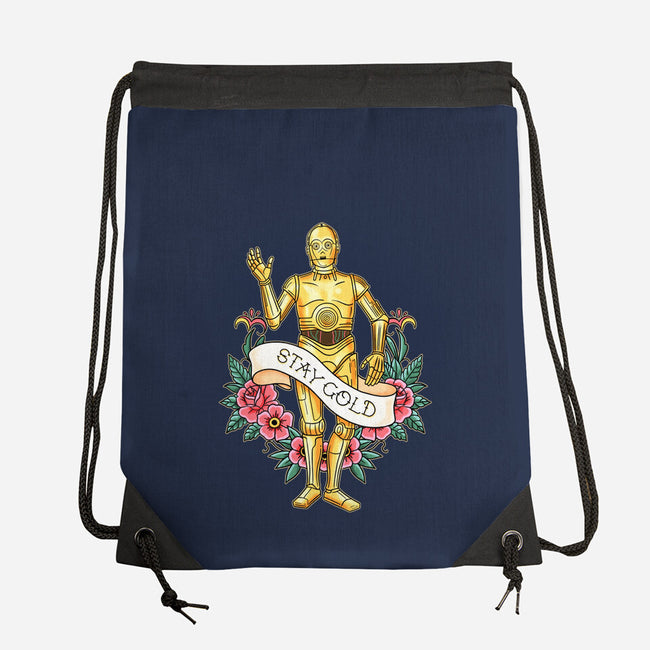 Stay Good Stay Gold-None-Drawstring-Bag-P1yu5h
