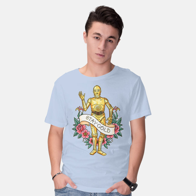 Stay Good Stay Gold-Mens-Basic-Tee-P1yu5h