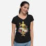 Stay Good Stay Gold-Womens-V-Neck-Tee-P1yu5h
