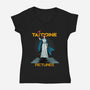 Tatooine Pictures-Womens-V-Neck-Tee-P1yu5h
