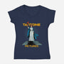 Tatooine Pictures-Womens-V-Neck-Tee-P1yu5h