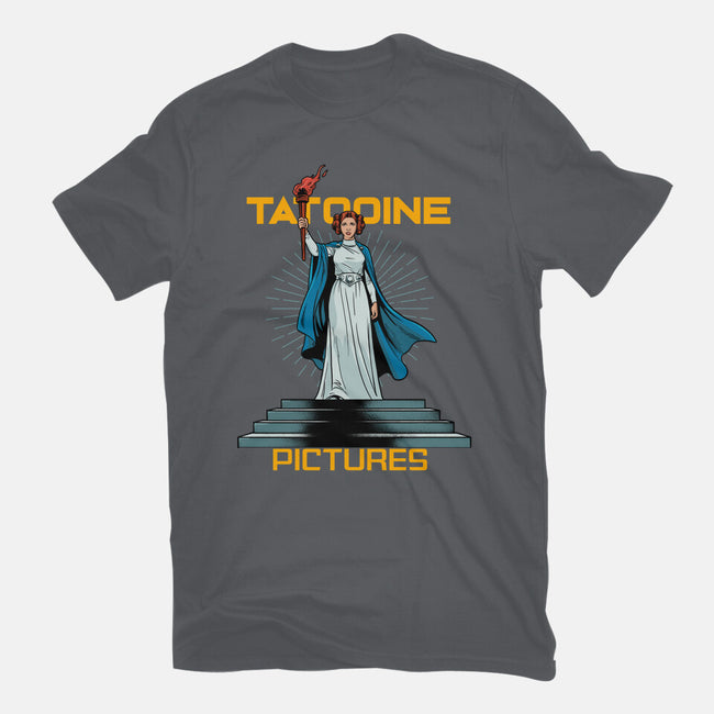 Tatooine Pictures-Womens-Fitted-Tee-P1yu5h