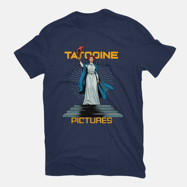 Tatooine Pictures-Womens-Fitted-Tee-P1yu5h