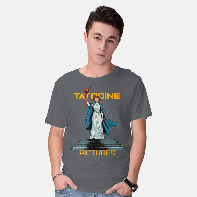 Tatooine Pictures-Mens-Basic-Tee-P1yu5h