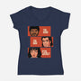 Good Bad And Lovely-Womens-V-Neck-Tee-P1yu5h