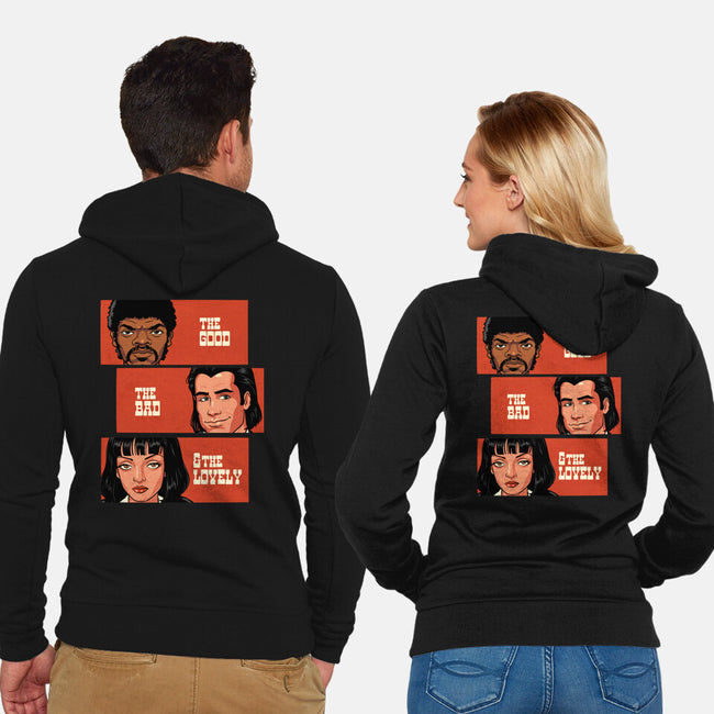 Good Bad And Lovely-Unisex-Zip-Up-Sweatshirt-P1yu5h