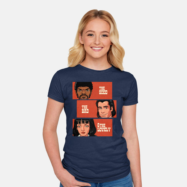 Good Bad And Lovely-Womens-Fitted-Tee-P1yu5h