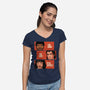 Good Bad And Lovely-Womens-V-Neck-Tee-P1yu5h